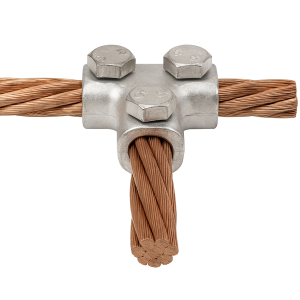 CONEXION TIPO "T" CABLES 4/0 AWG - 4/0 AWG