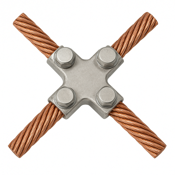 CONEXION TIPO "X" CABLES 4/0 AWG - 4/0 AWG