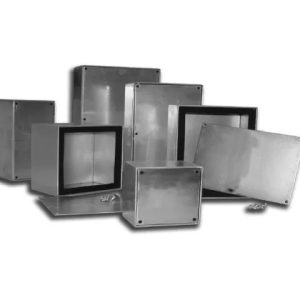 CAJA METALICA ZINCADA 100x100x65 (Sin NOCAUT)