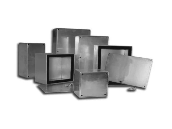 CAJA METALICA ZINCADA 100x100x65 (Sin NOCAUT)